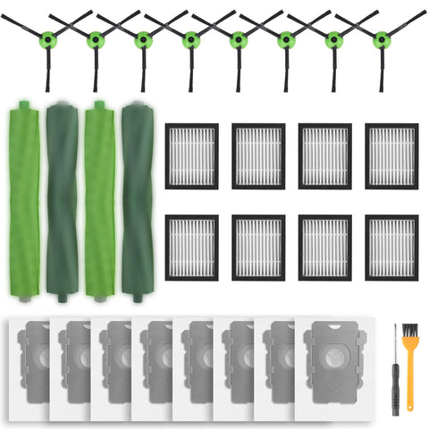 Aomiduo roller brush set for deep cleaning on carpets and floors.