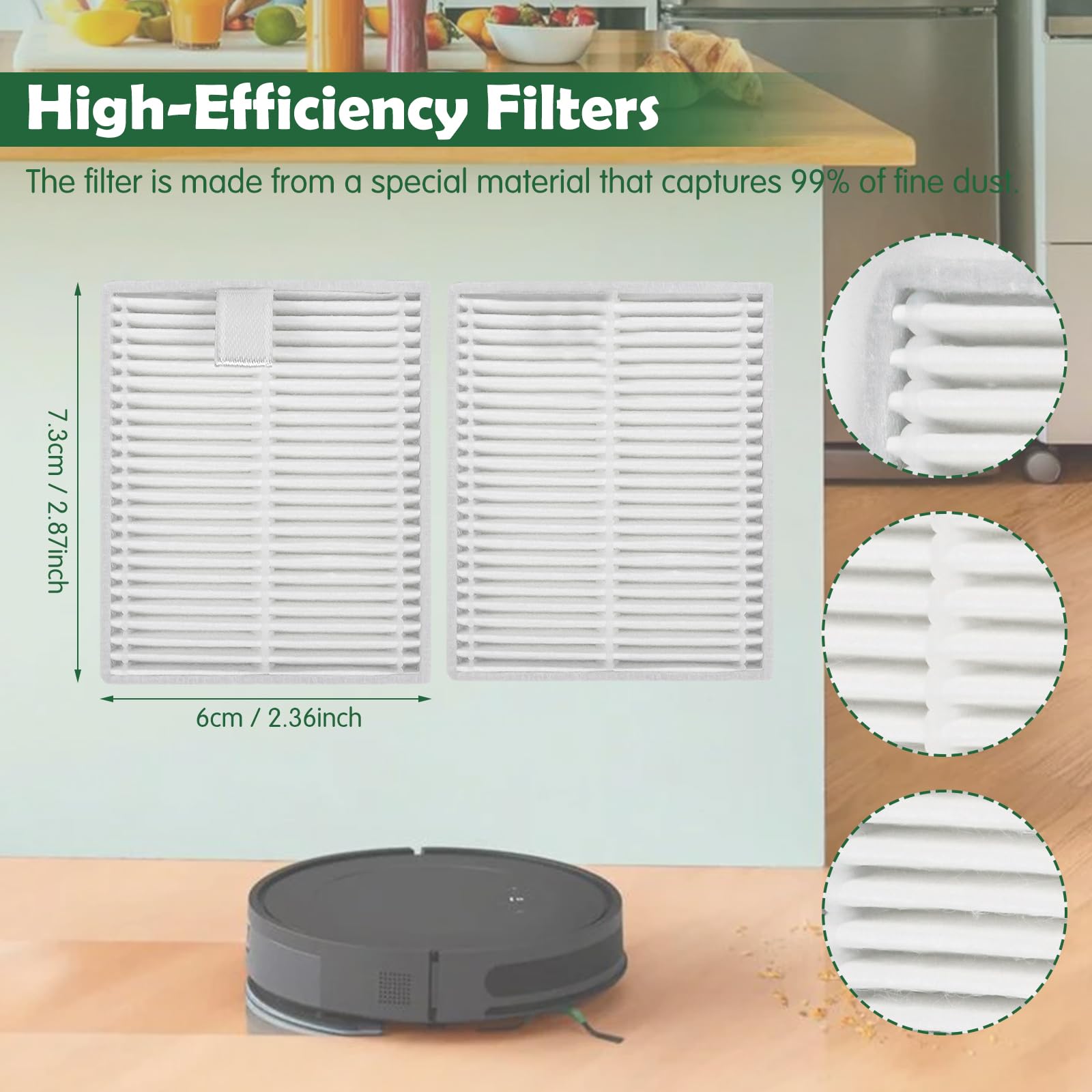 Aomiduo Roomba cleaning tools aid quick maintenance and care.