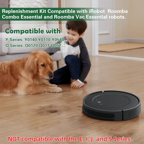 Aomiduo Roomba HEPA filter pack traps fine particles for cleaner air.
