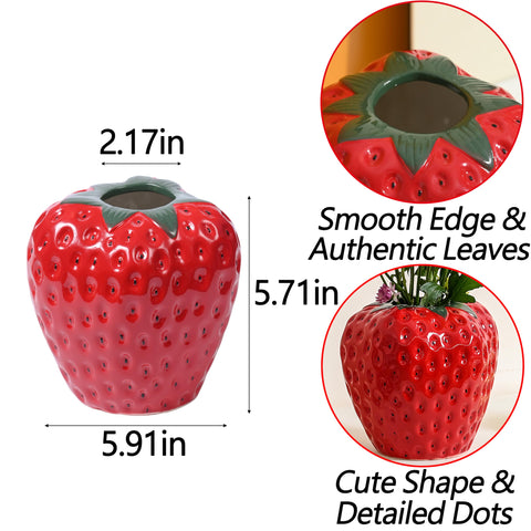 AOMOONOA sturdy ceramic vase for indoor outdoor use