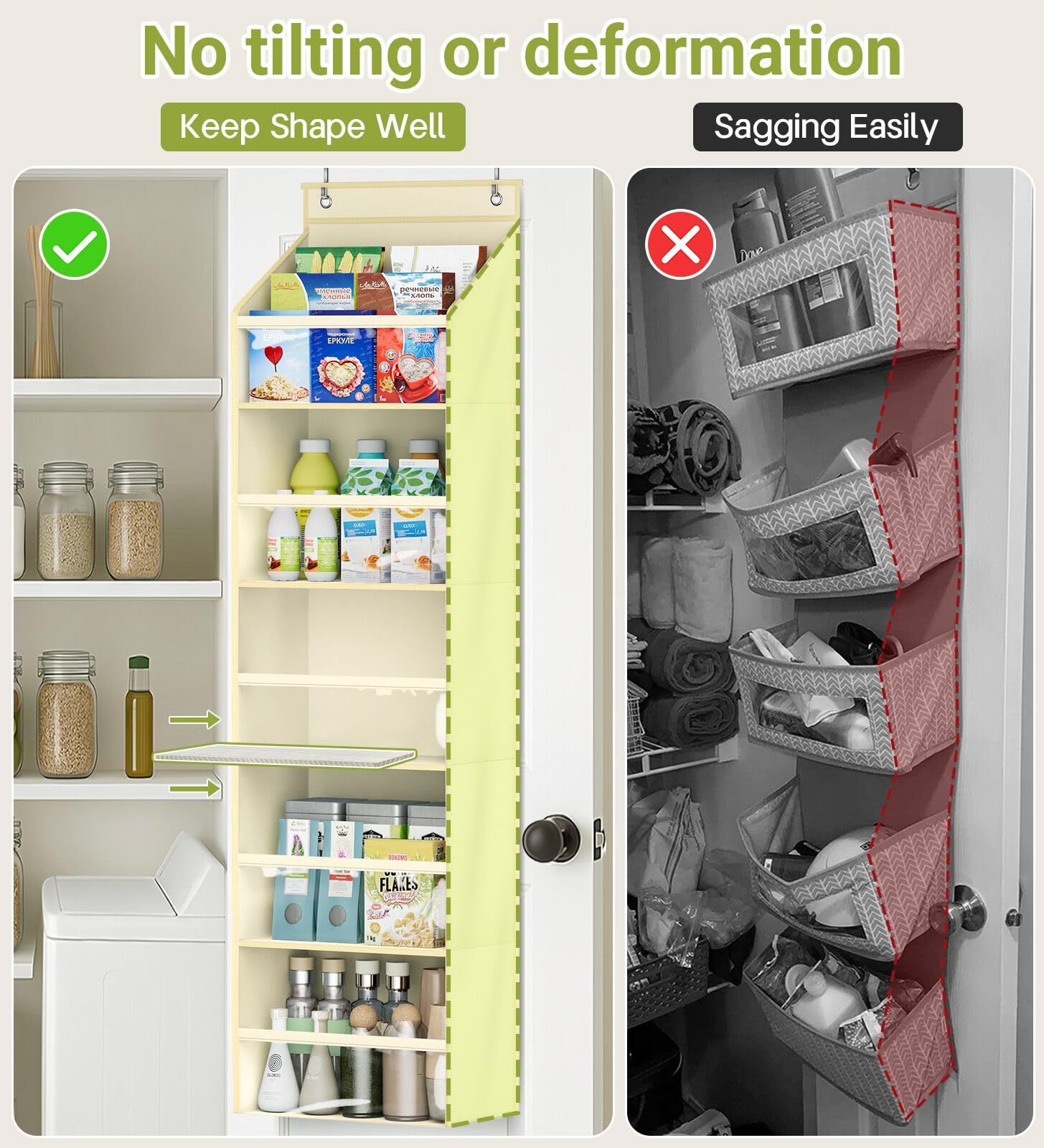 AOODA clear PVC windows let you spot items at a glance.