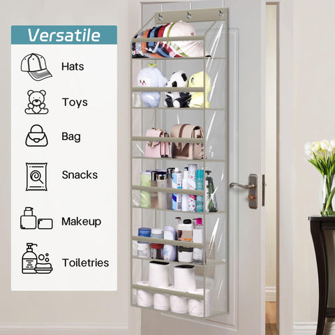 AOODA Large-capacity rack saves closet space while keeping hats visible.
