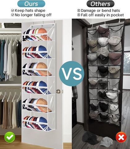 AOODA over door hat rack with three hooks for simple installation