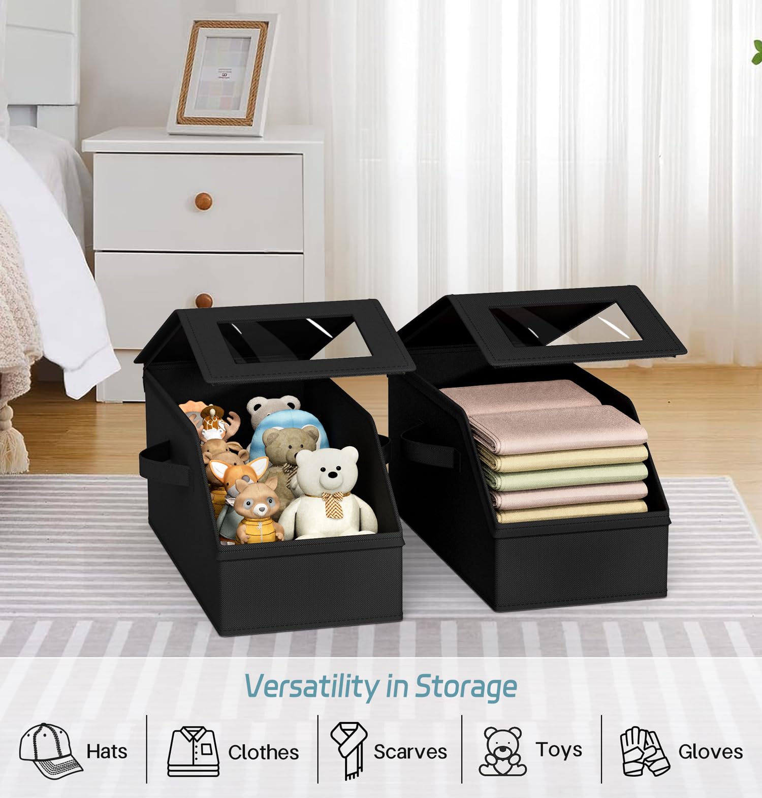 AOODA dimensions 17L x 8.7W x 6.7H for 24-cap capacity.