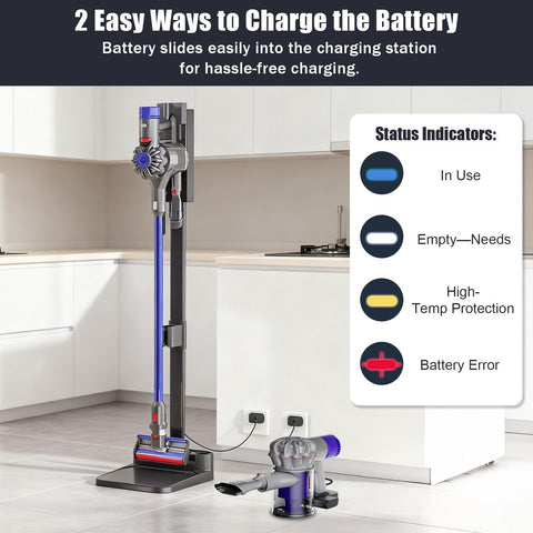 AOOJ battery Fluffy compatibility supports deep carpet cleaning.