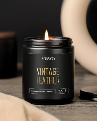 AOOVOO-28oz-soy-wax-jar demonstrates clean burn and strong scent throw.