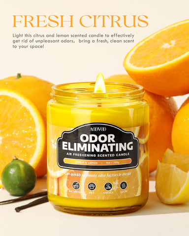 AOOVOO candle burning wax shows steady, clean burn for home use