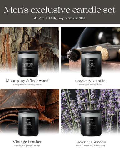 AOOVOO Vintage Leather fragrance jar—masculine vibe for elevated rooms