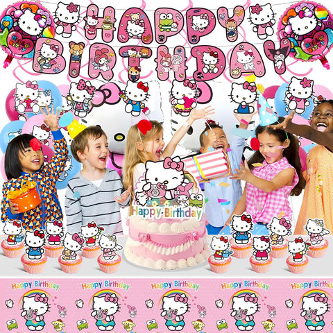 Aorsewynn Kitty cupcake toppers add cute detail to celebrate treats.