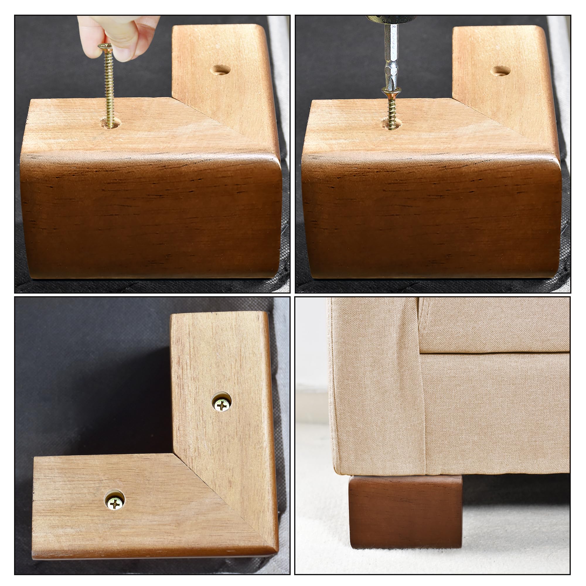 AORYVIC-gloss-dark-finish-legs add mid-century vibe to existing pieces.