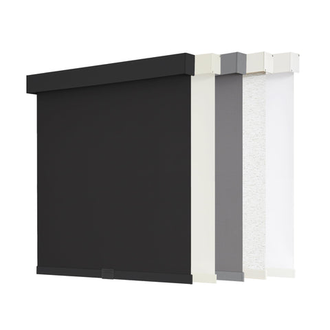 AOSKY blackout roller shade with free-stop system enables precise height control and privacy.