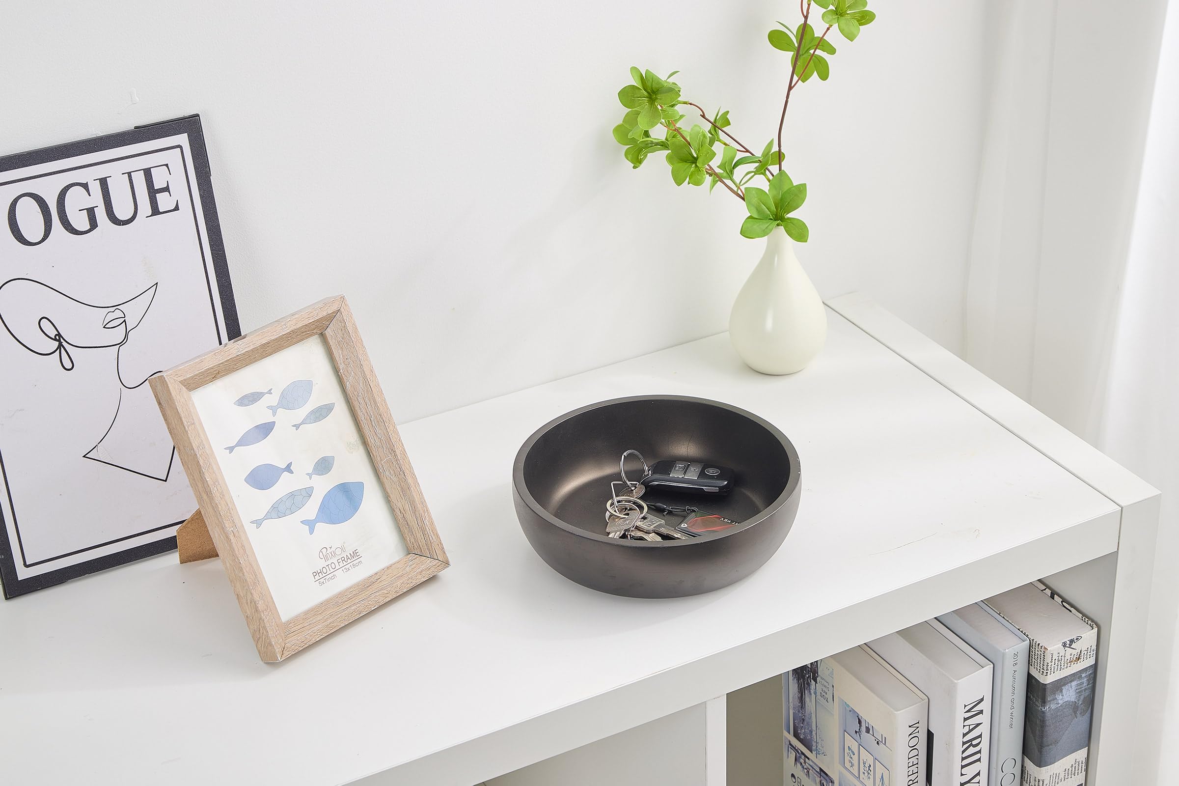 Aotea Crafts key bowl on table demonstrates practical organization and style