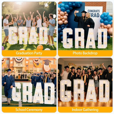 Aotiooy outdoor-ready grad kit can be reinforced for stability.