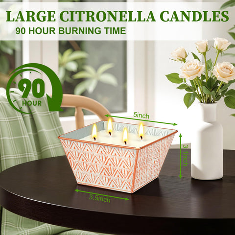 AOTOIE Citronella Candle Backyard Light offers a warm glow with insect deterrence.