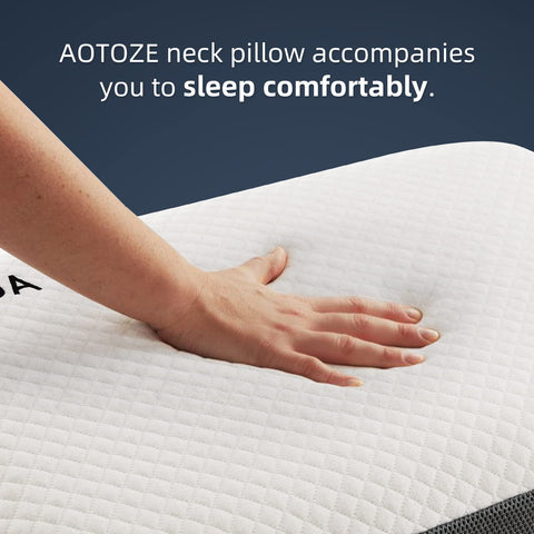 AOTOZE bedside-use scenario demonstrating comfortable neck support.