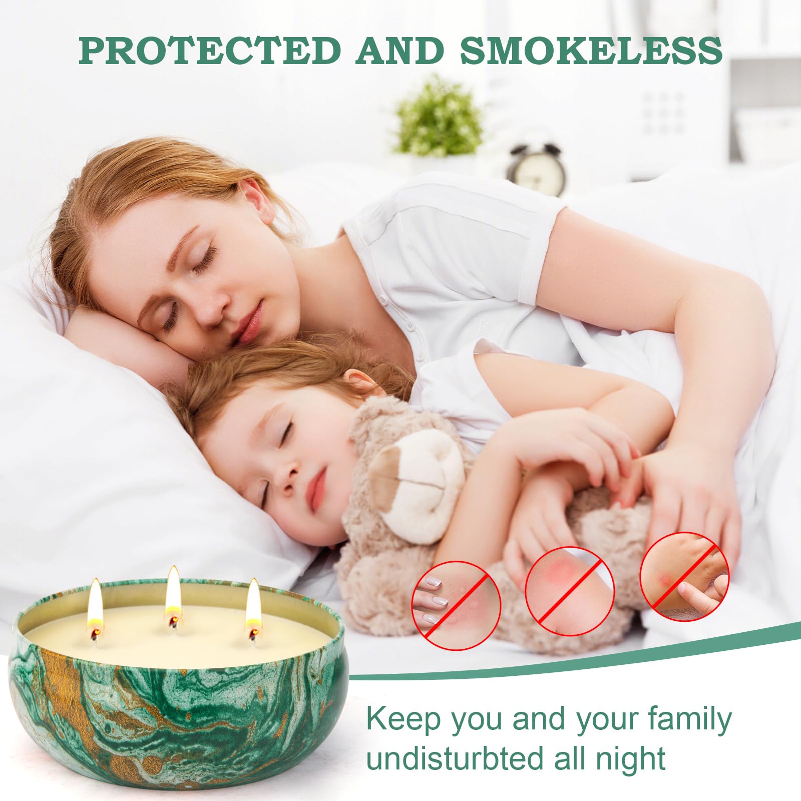 Aottom citronella candle for camping and outdoor gatherings