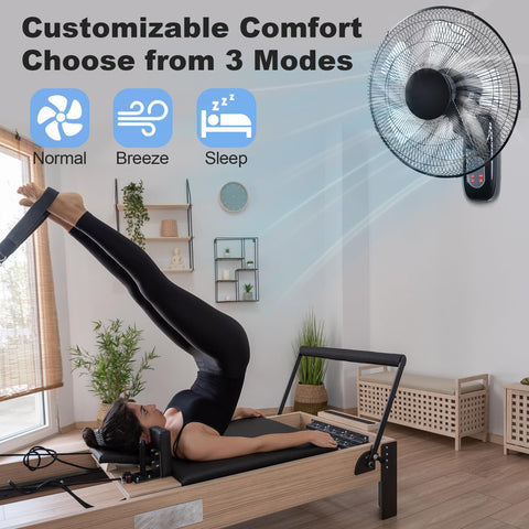 Two Aottop wall-mount fans in a two-room setup