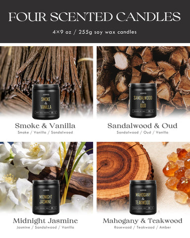 AOOVOO jasmine candle adds floral note to room