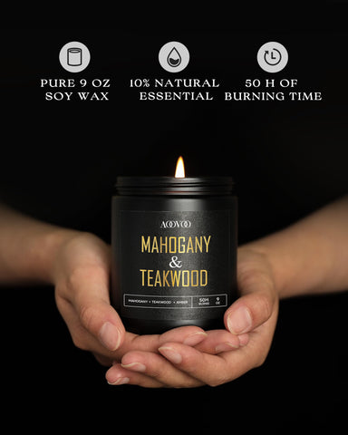AOOVOO smoke vanilla candle for cozy evenings