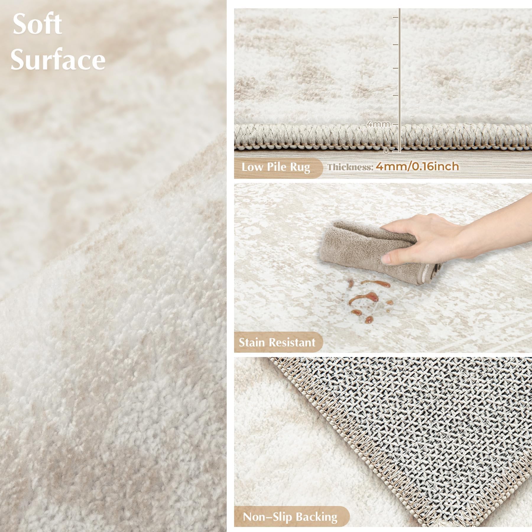 Aoyaomi Stain- and splash-resistant fibers resist everyday messes for busy rooms