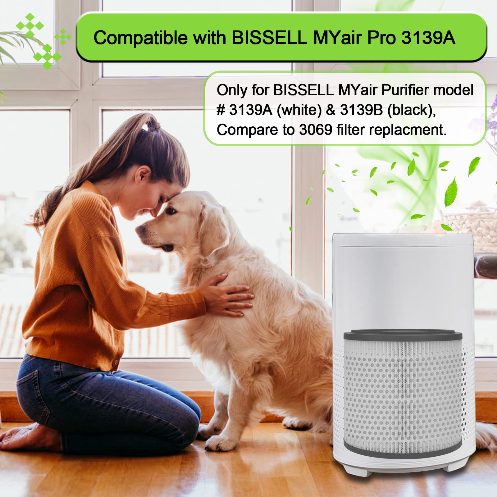 Aoydr filter with durable materials traps dust effectively