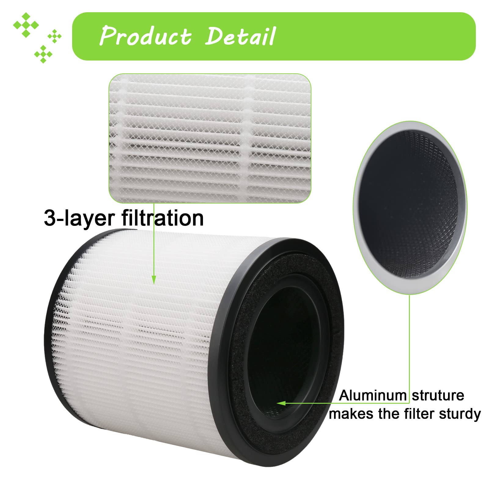Aoydr filters suit a clean home setting like living room