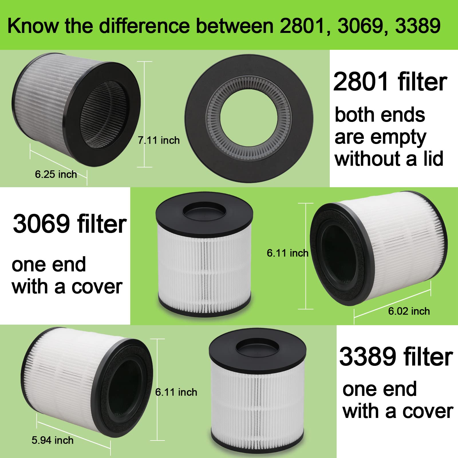 Aoydr compatible with BISSELL 3139A and 3139B for MyAir Pro