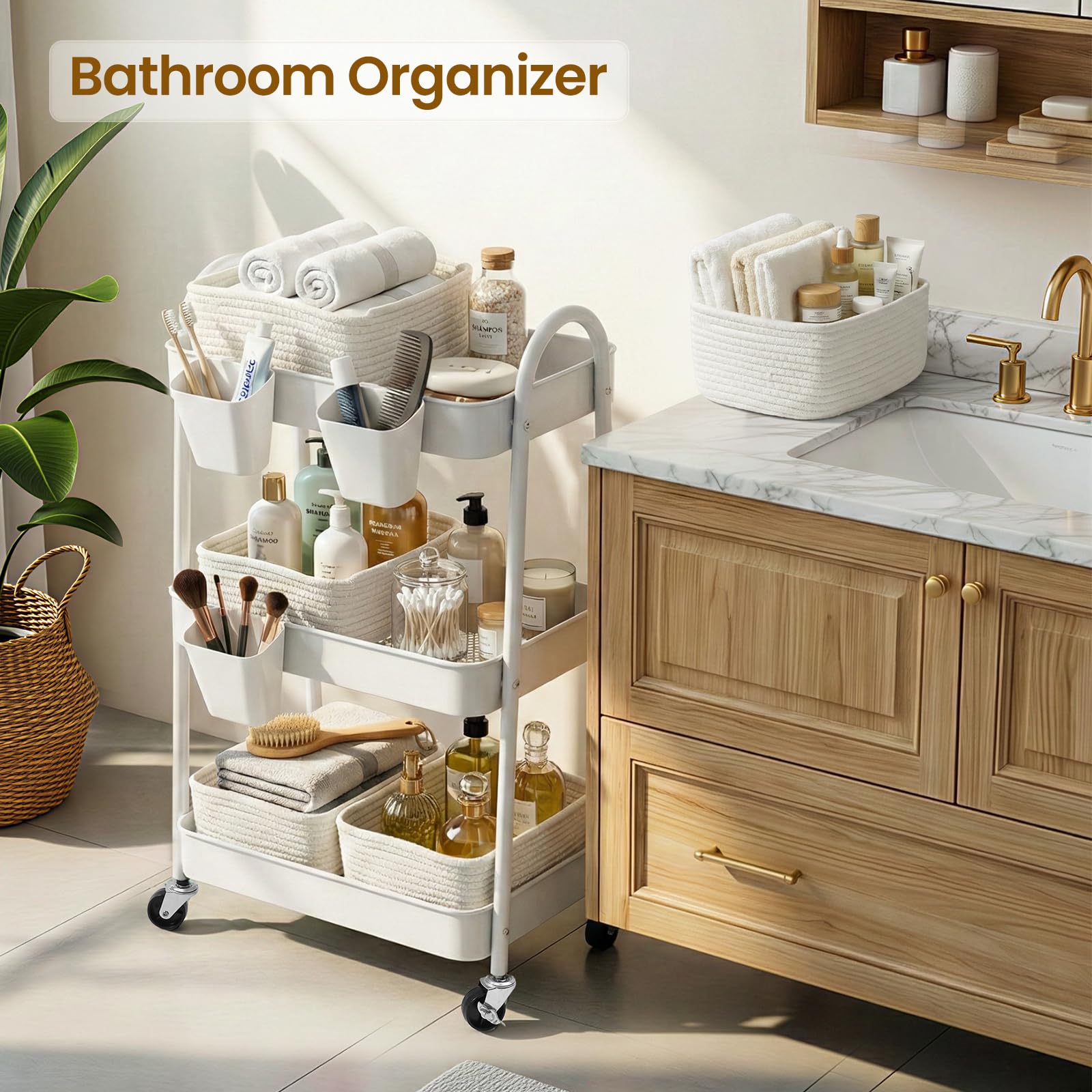 AOZITA assembly-ready organizer for quick setup