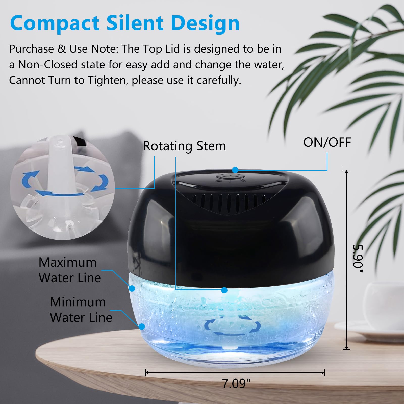 ap airpleasure purifier air washer 1200ml tank demonstrates easy refills