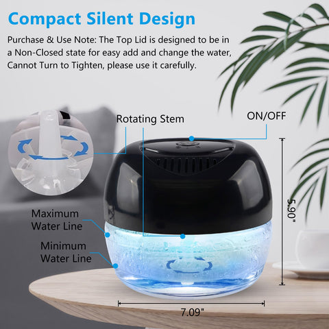 ap airpleasure purifier air washer 1200ml tank demonstrates easy refills