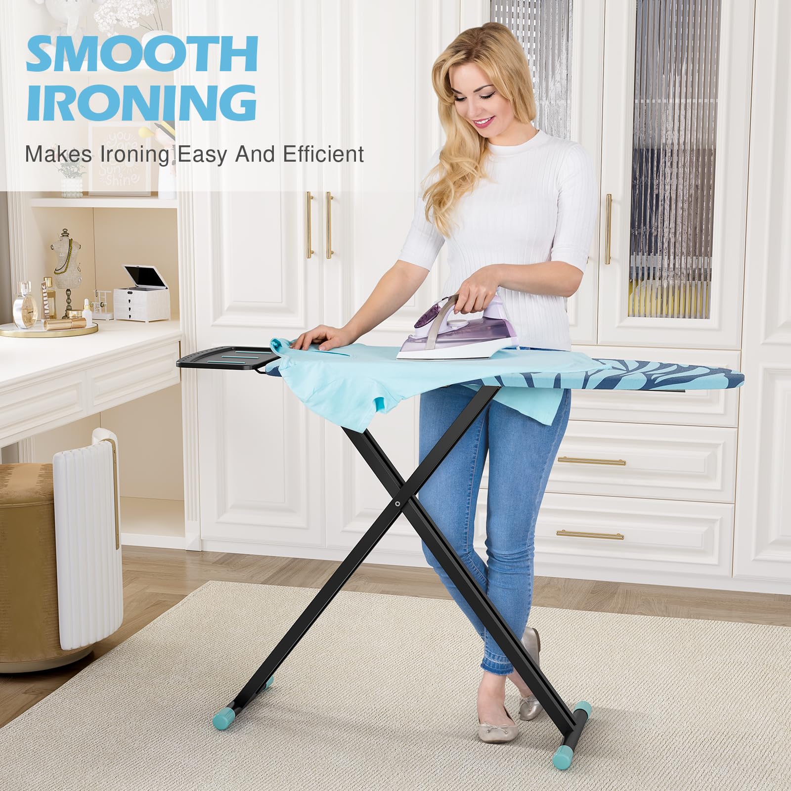 APEXCHASER anti-slip legs keep the board steady on any surface