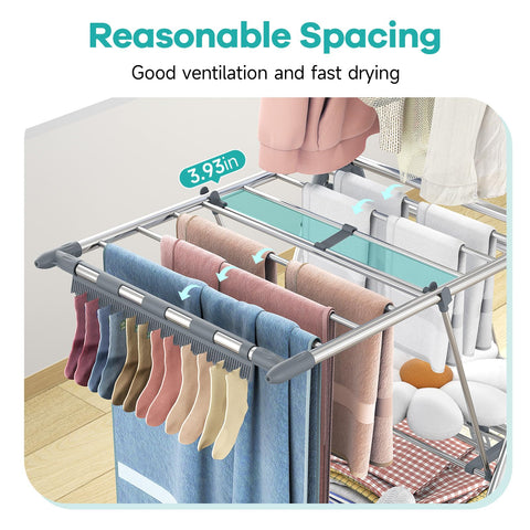 APEXCHASER three drying areas with efficient airflow for faster drying