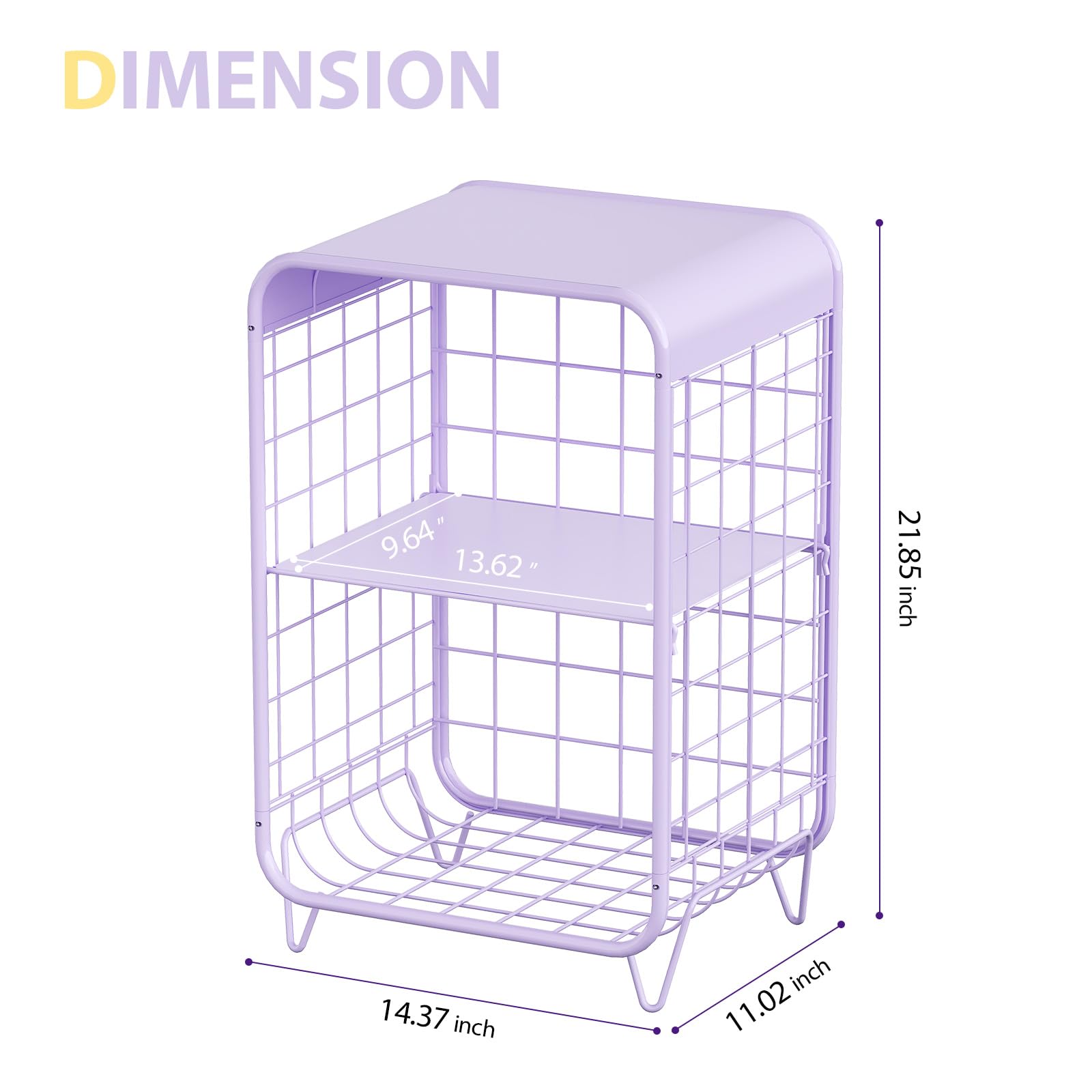 APEXCHASER Cute Kids Nightstand adds playful decor to rooms.