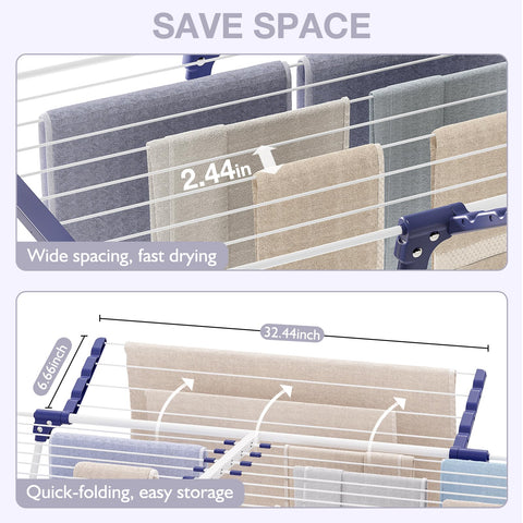 APEXCHASER 24 hanging rods maximize air flow and capacity
