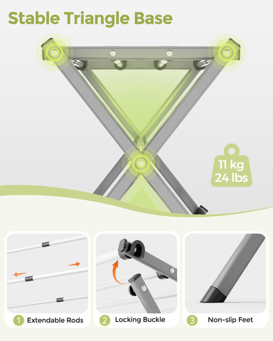 APEXCHASER drying rack ideal for delicate clothes care and air drying