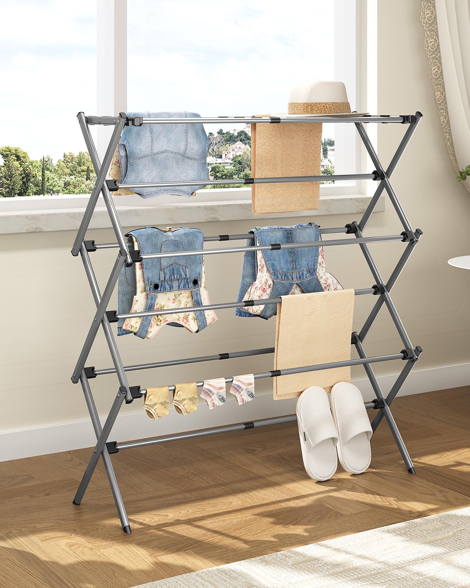 APEXCHASER grey black finish complements modern laundry spaces.