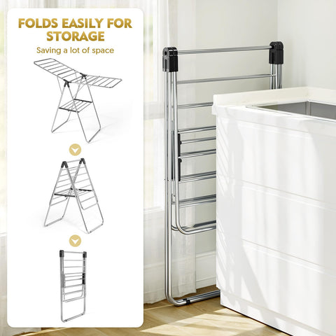 APEXCHASER drying rack height-adjustable for customization