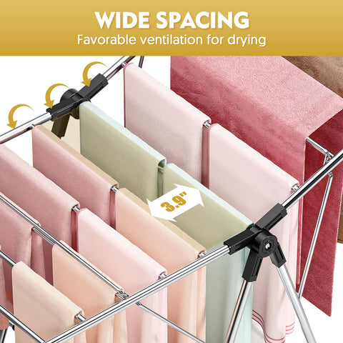 APEXCHASER drying rack lower tier for small items like socks