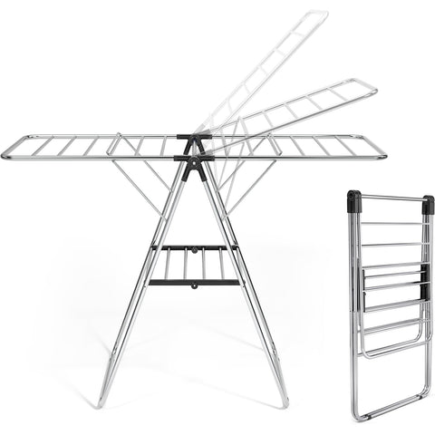 APEXCHASER drying rack no-assembly setup ready to use