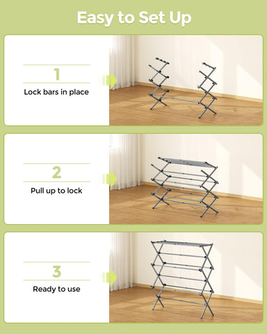 APEXCHASER rust resistant finish maintains rack appearance.