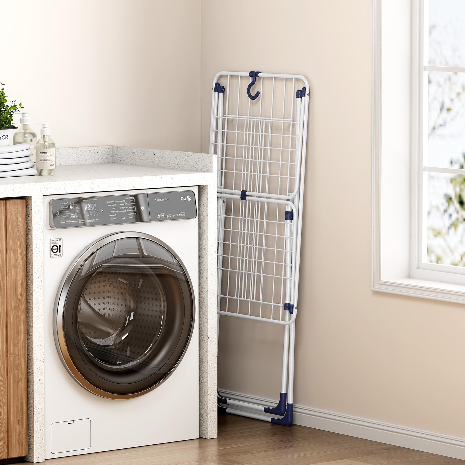 APEXCHASER drying rack with safety edge protection