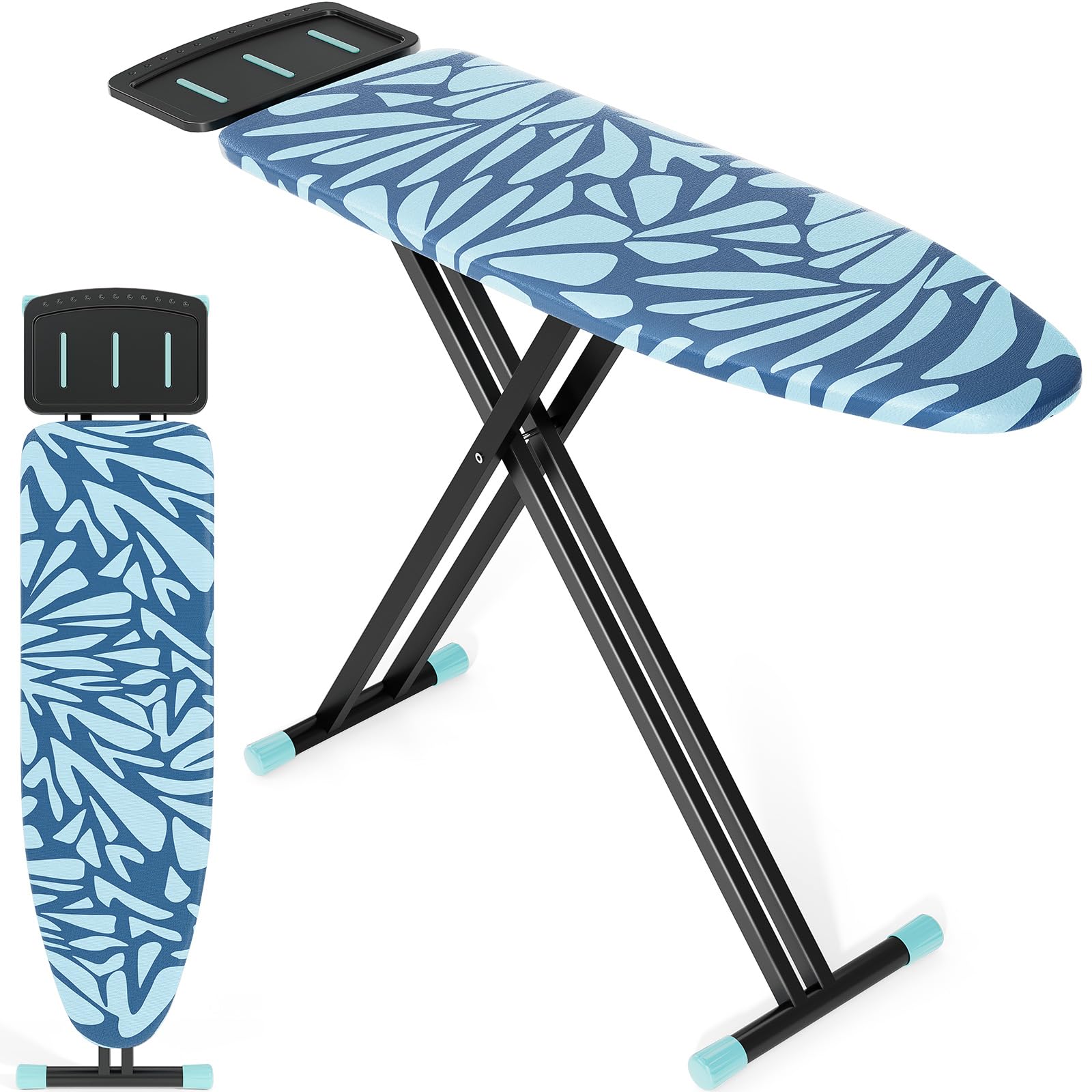 APEXCHASER full-size ironing board in blue for efficient daily ironing