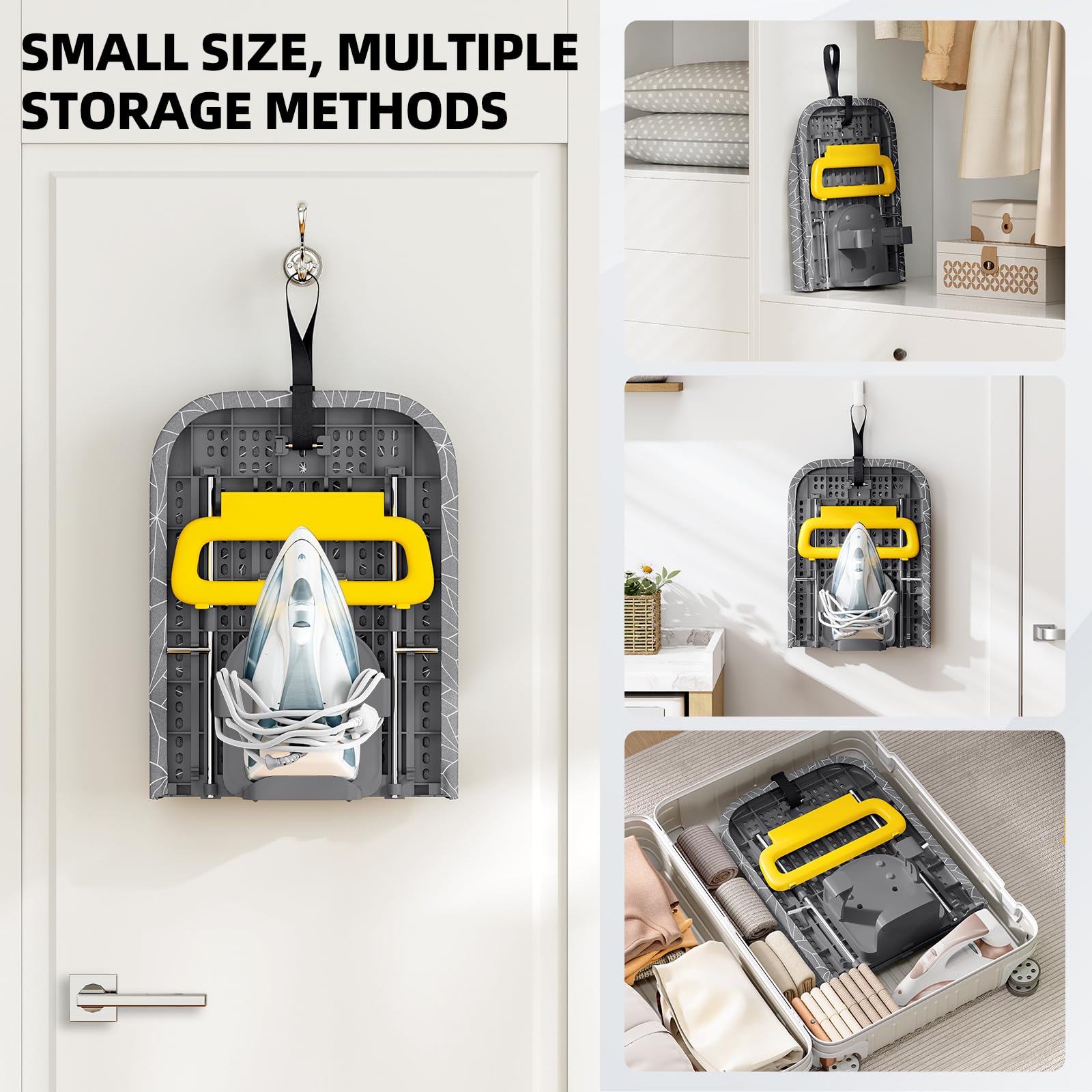 APEXCHASER hanging rope enables easy storage on closet or wall hooks.