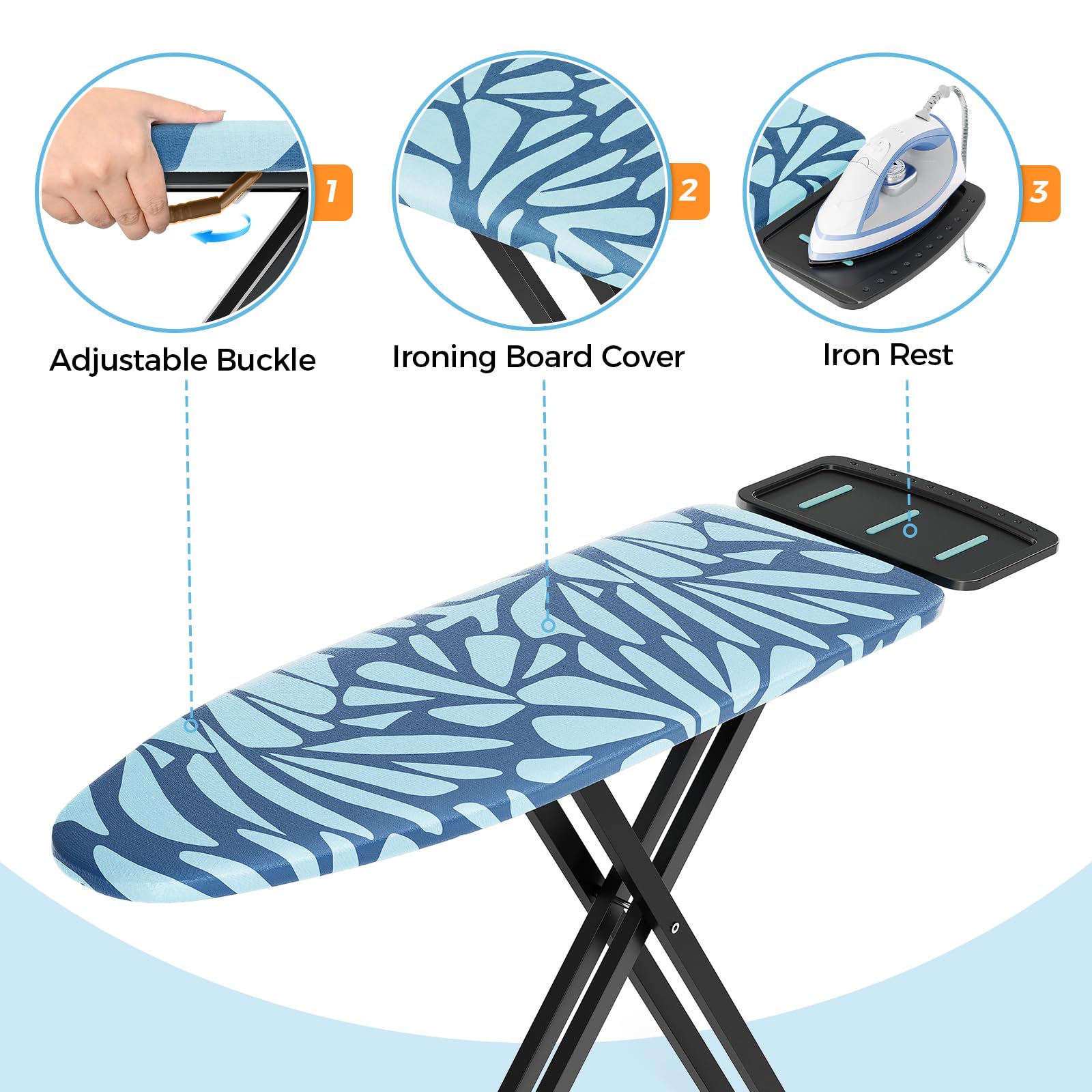 APEXCHASER 8.8-inch iron rest supports irons securely during use