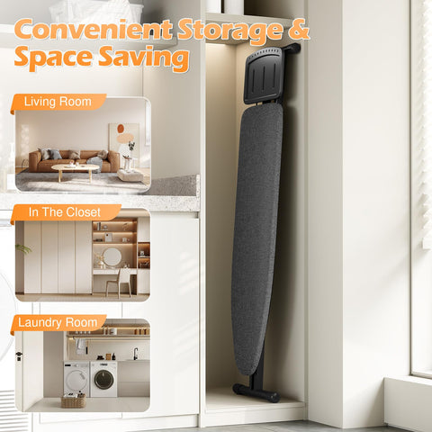 APEXCHASER cover detail reveals multi-layer, heat-resistant fabric for smooth ironing.