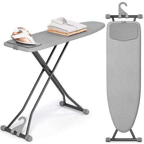 APEXCHASER ironing board surface 13x43 inches ideal for large garments and smooth ironing.