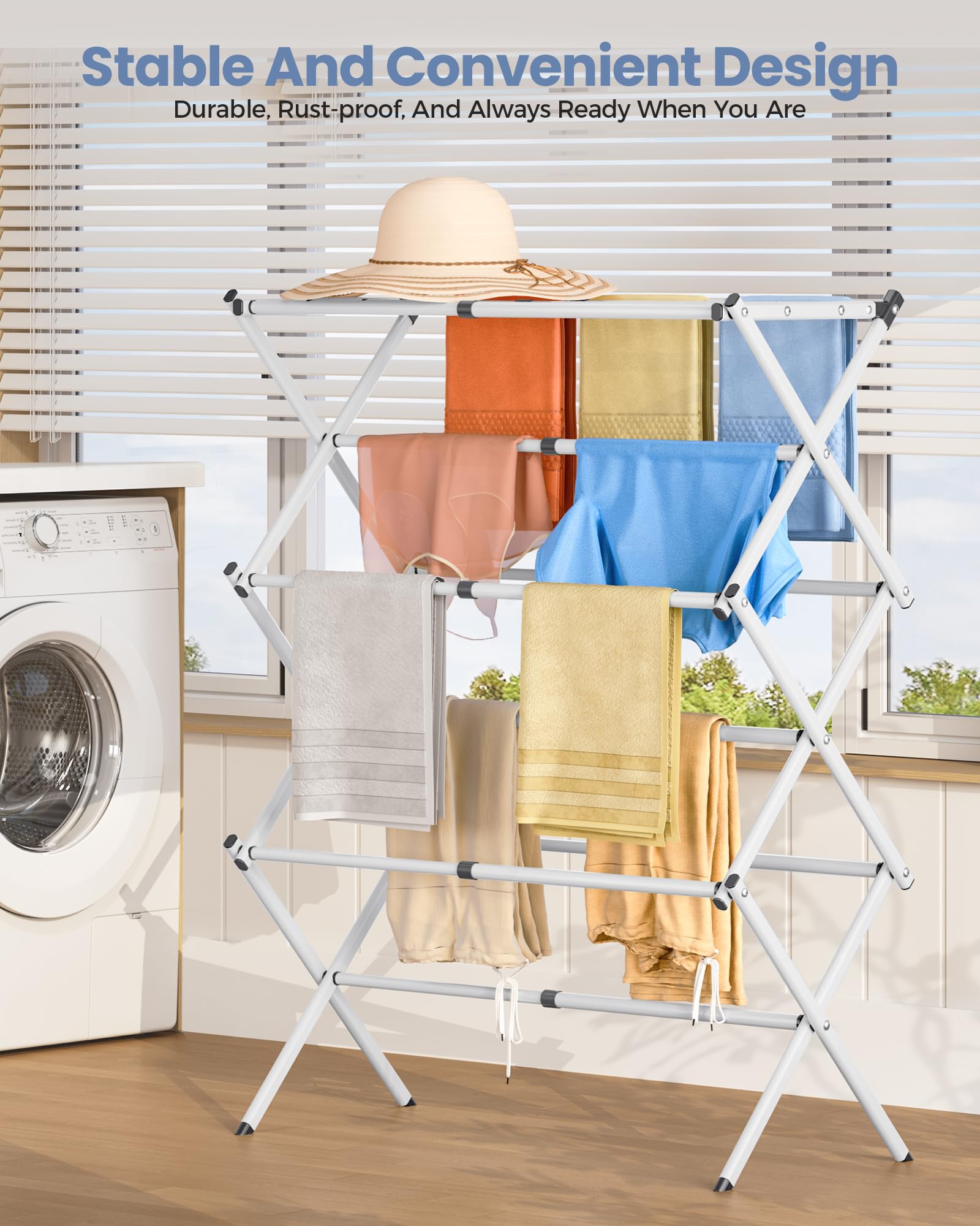 APEXCHASER eco-friendly air-drying reduces energy use and protects fabrics.