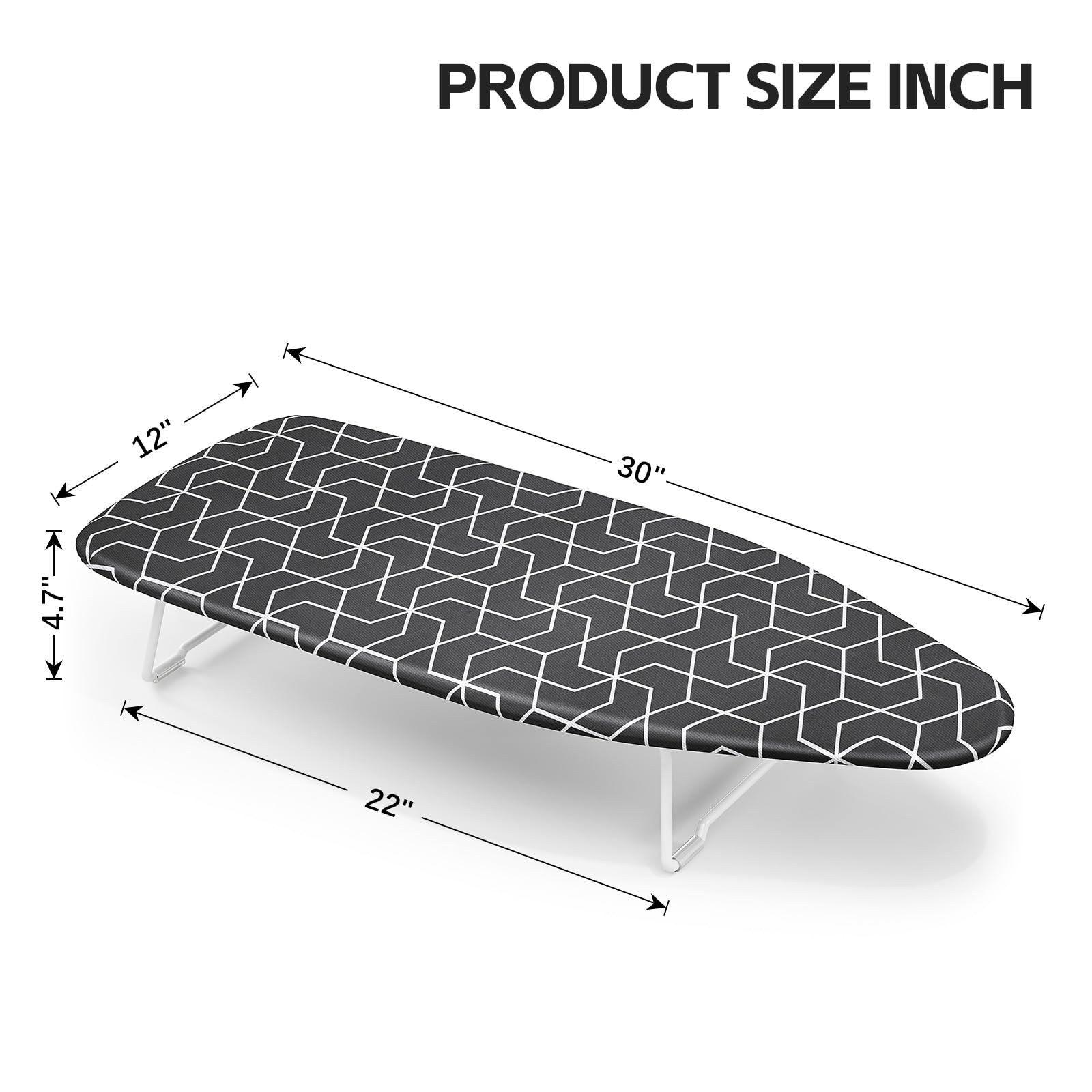 APEXCHASER compact ironing board in dorm setup supports quick ironing.
