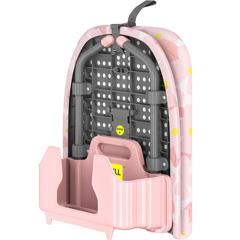 APEXCHASER small ironing board folded for easy storage in tight spaces.