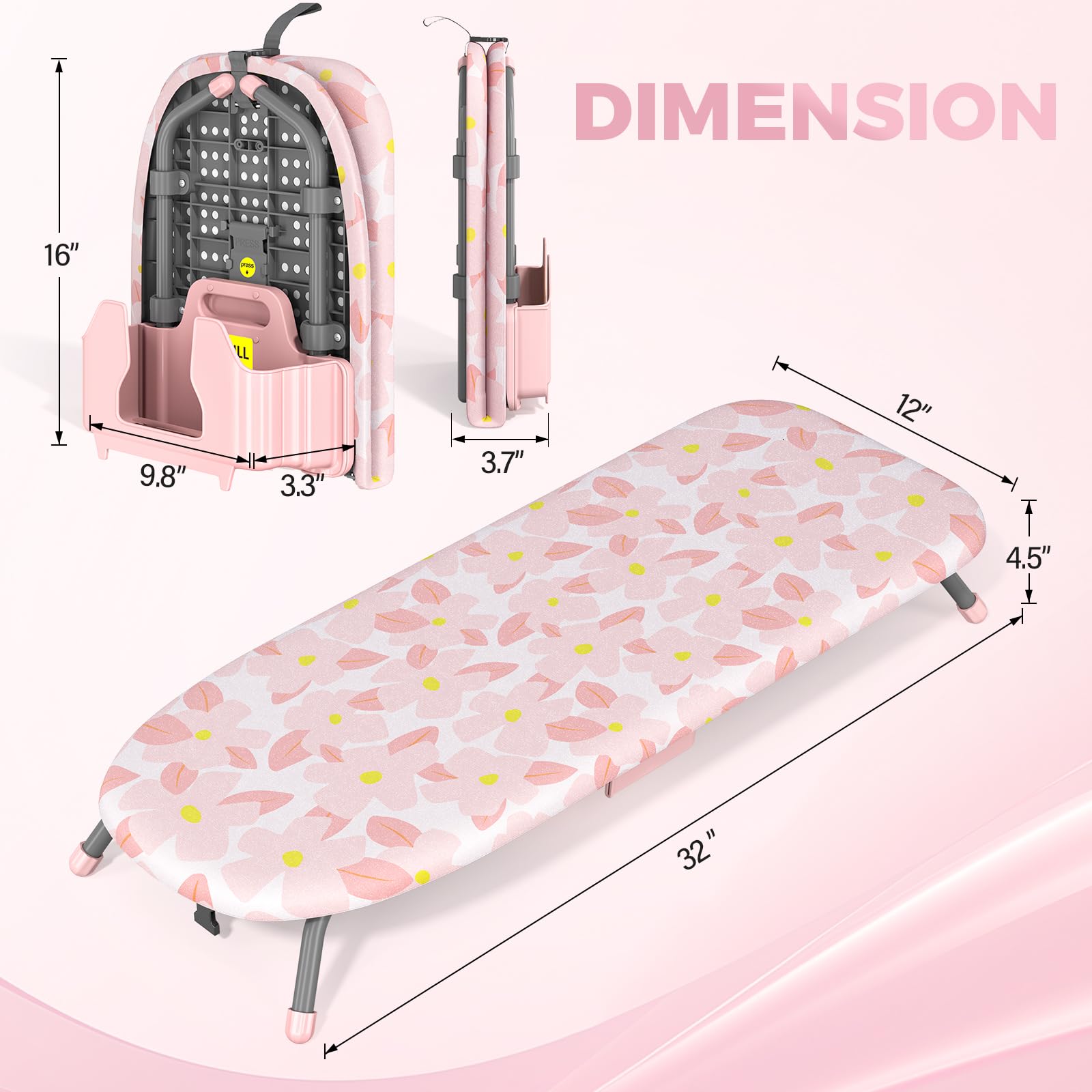 APEXCHASER iron holder keeps essentials tidy and accessible.